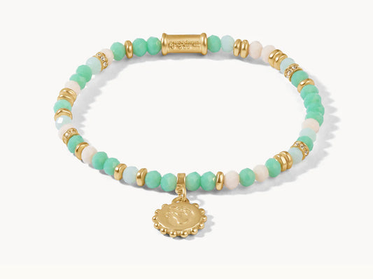 Spartina 449 Stretch Bracelet 4mm-Turquoise/Mermaid