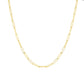 LeMel “Callie” Paperclip Chain Necklace-Gold