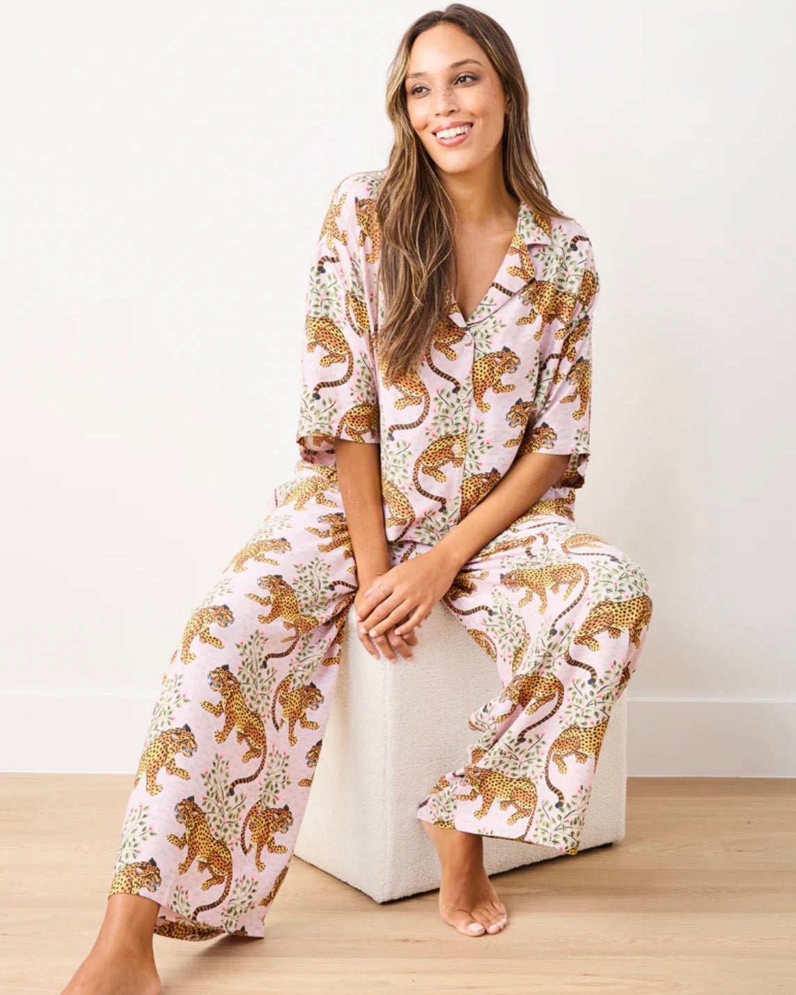 Printfresh "Bagheera" Eco Satin Wildest Dreams Set -Blush