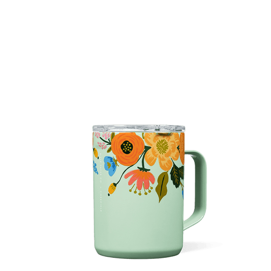 Corkcicle x Rifle Paper Co. “Lively Floral” Gloss Mint - 16oz Mug