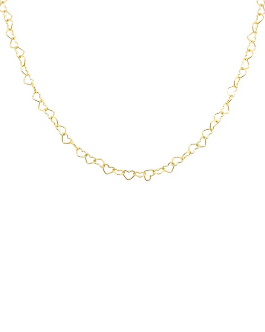 Natalie Wood "Adorned Heart" Layering Necklace-Gold