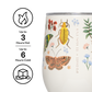 Corkcicle x Rifle Paper Co. “Curio Cream”- 12oz Stemless Tumbler