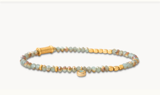 Spartina 449 Stretch Bracelet 3mm-Sea Foam