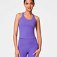 SPANX® Get Moving Contour Crossback Shelf Tank-Vibrant Lilac