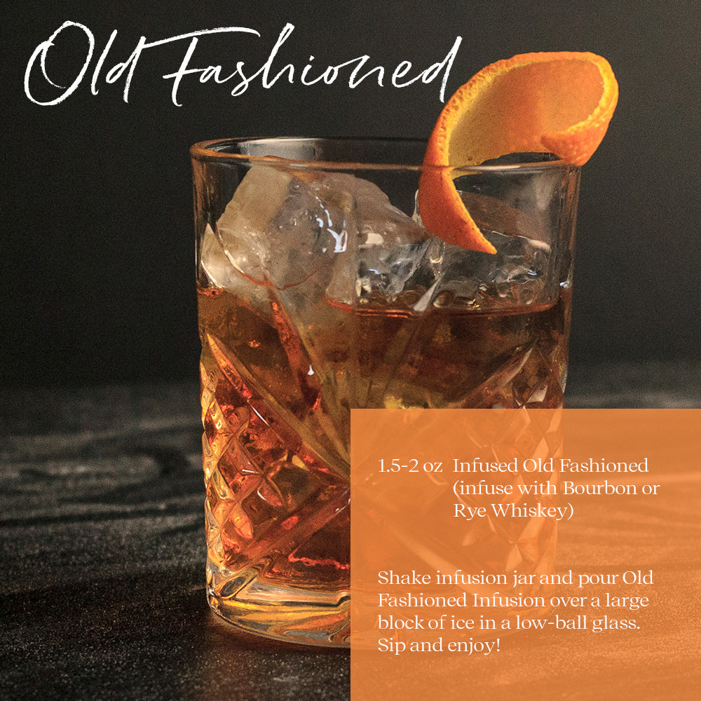 Infused Ice Cube - Old Fashioned