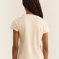 Z Supply Modern Slub Tee-Light Oatmeal Heather