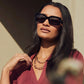 Diff Eyewear “Indy” Black Grey Polarized Sunglasses