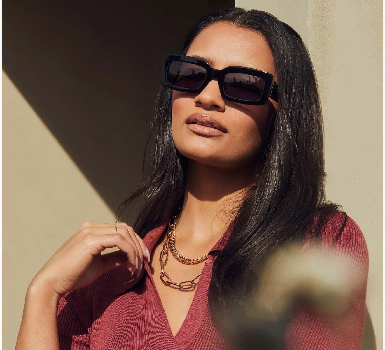 Diff Eyewear “Indy” Black Grey Polarized Sunglasses