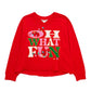 Shiraleah "Oh What Fun" Lounge Sweatshirt-Red