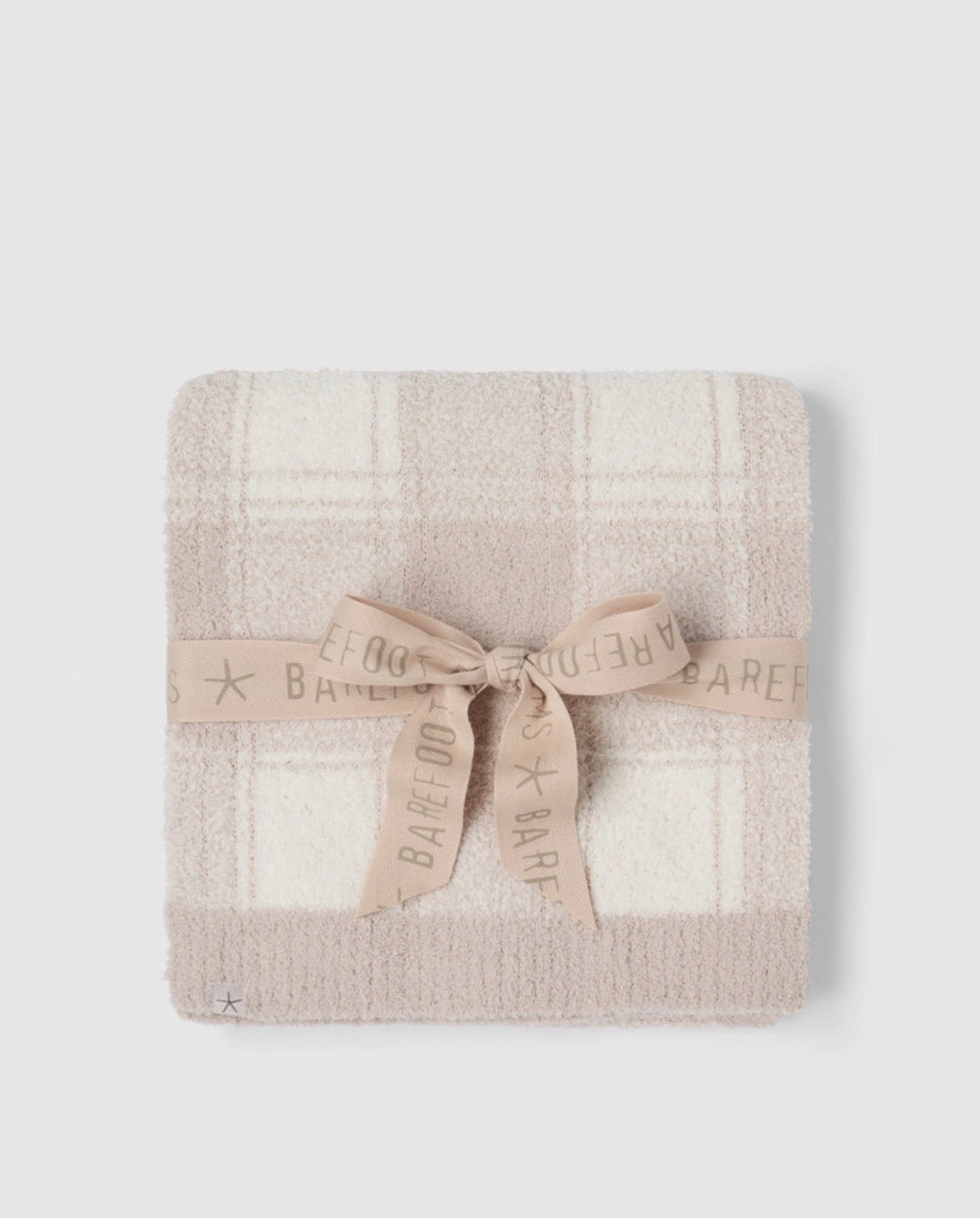 Barefoot Dreams Buffalo Plaid Scarf-Stone Multi