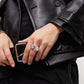 Uno de 50 "Be Without Complex" Ring-Silver/Clear