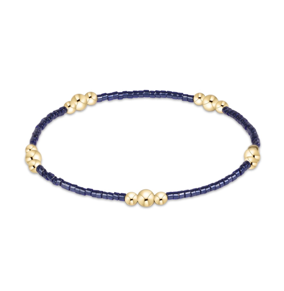 Enewton “Hope Purpose” Gold Bracelet - Navy