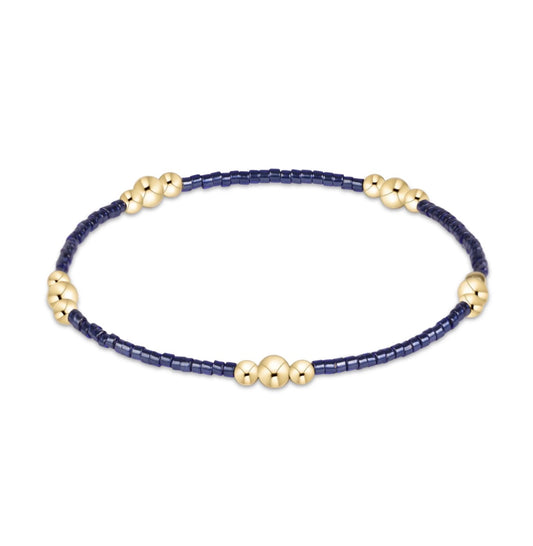Enewton “Hope Purpose” Gold Bracelet - Navy