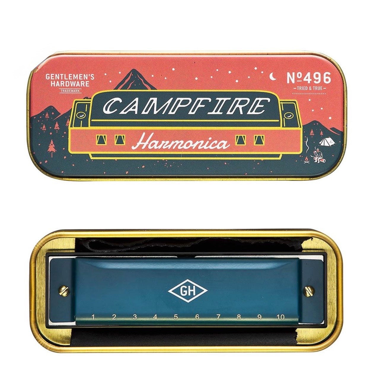 Gentlemen's Hardware Campfire Harmonica