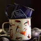 Gentlemen's Hardware Enamel Mug - Fly Fishing