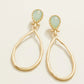 Spartina 449 Nara Teardrop Earrings-Seafoam