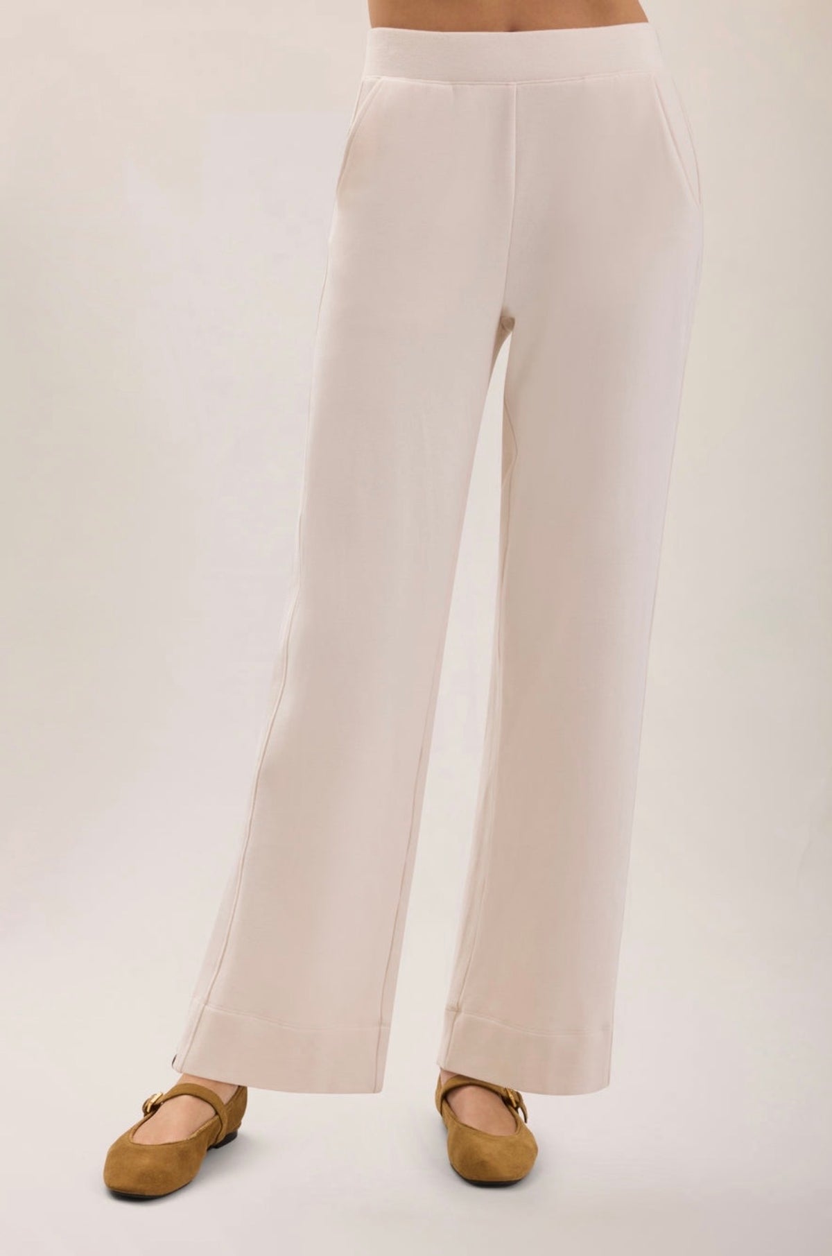Barefoot Dreams Brushed Fleece Pant-Sand Dune