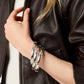 Julie Vos “Sahara” Bangle- Silver