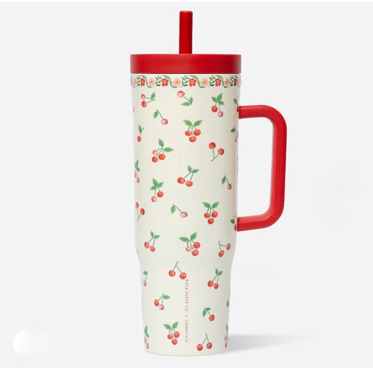 Corkcicle x Rifle Paper Co. “Cherries”- 40oz Cruiser