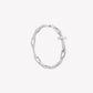 Rizen Chain Breaker Cross Ring-Silver