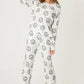 PJ Salvage "Joy to the World" Sleep Pant-Ivory