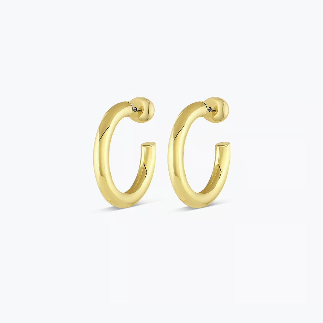 Gorjana Carter Small Hoops-Gold