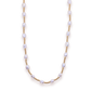 Beaded Blondes "Bri Pearl” Gold Necklace 16” Stretch (no clasp)