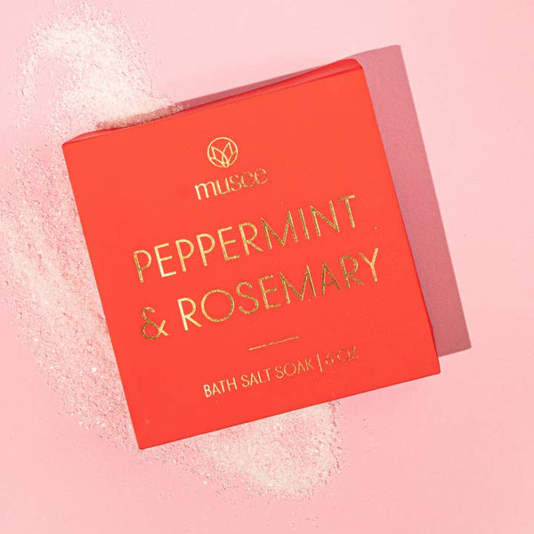 Musee Bath “Peppermint & Rosemary” Mini Salt Soak Adelaide's Boutique
