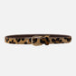 Amsterdam Heritage "Dania" Skinny Cow Hair Belt