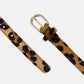 Amsterdam Heritage "Dania" Skinny Cow Hair Belt