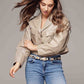 Amsterdam Heritage "Dania" Skinny Cow Hair Belt -Cow