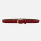 Amsterdam Heritage "Dania" Skinny Belt Red
