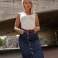 Amsterdam Heritage "Dania" Skinny Belt Red