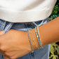 LeMel “Blaire” Bezel CZ Tennis Bracelet-Gold