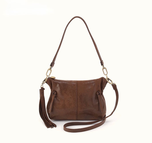Hobo Bags "Kori" Crossbody Shoulder Bag - Mocha