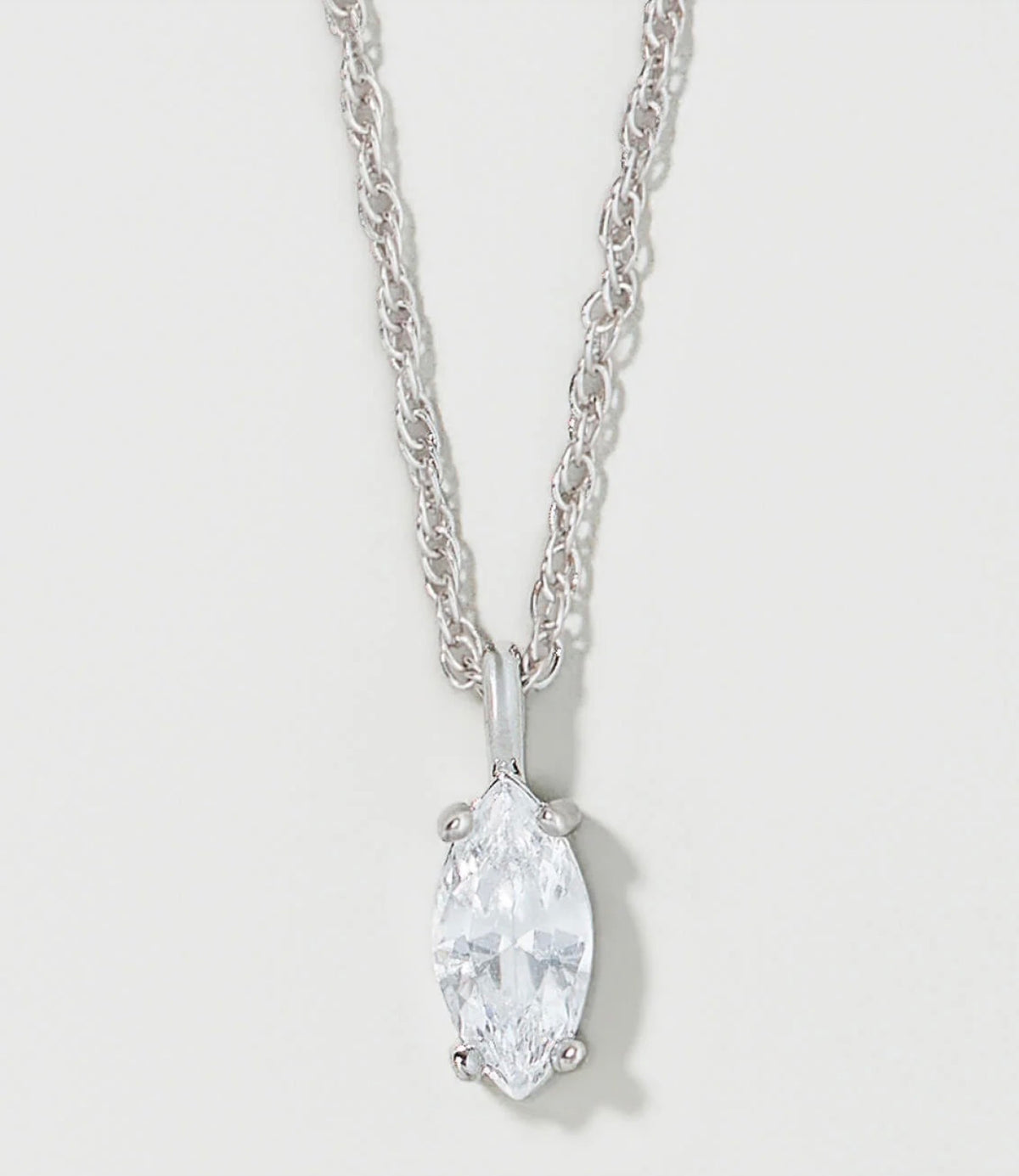 Spartina 449 Sea La Vie 18” Necklace -Fantastic/Marquise-Silver