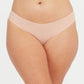 Spanx SPANXsmooth® Fit-To-You Thong 3-Pack Box - Very Black/Toasted Oatmeal/Vintage Rose - One Size