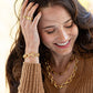 Capucine de Wulf “Cleopatra Regal” Link Bracelet, 7+1.5" - Gold
