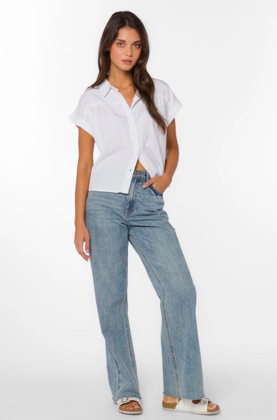 Velvet Heart "Xander" S/S Top- Optic White