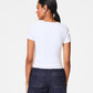 Spanx SPANXsmooth™ Jersey Crewneck Tee-Classic White
