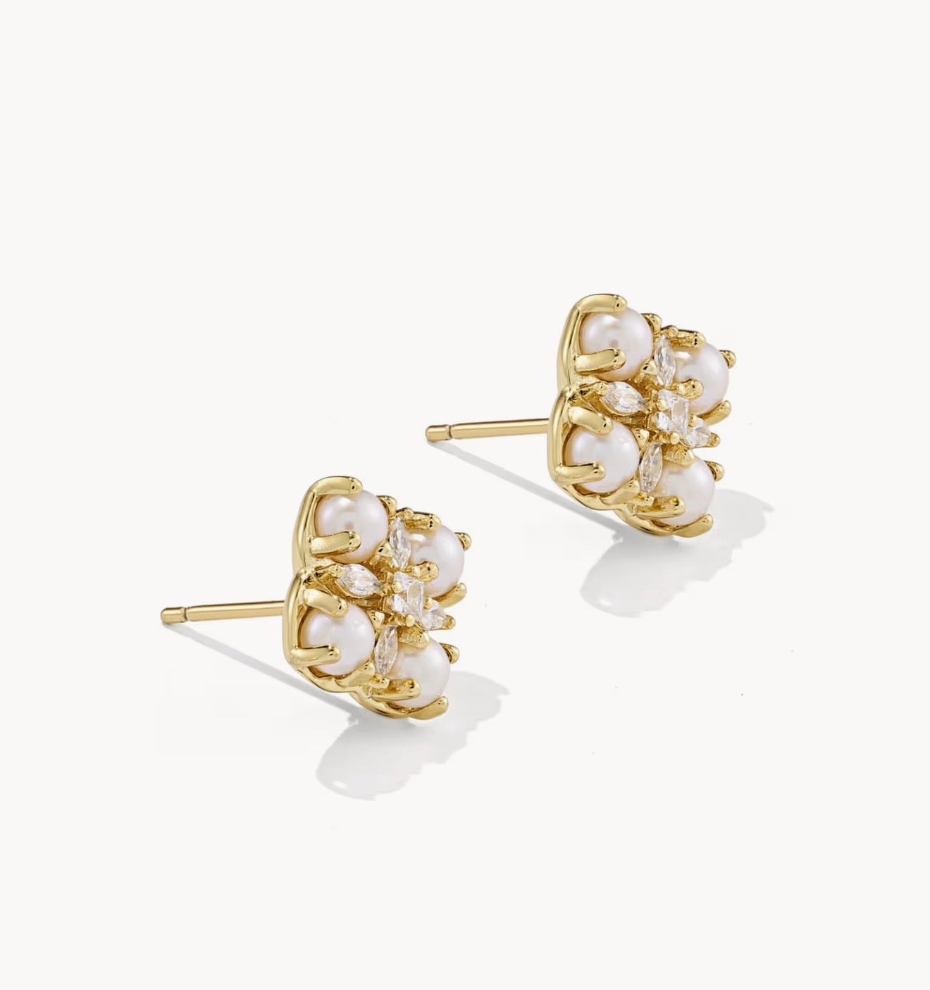 Kendra Scott Dira Pearl Stud Earring - Gold Freshwater Cultured Pearl