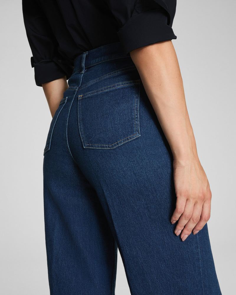 Spanx SPANXshape® Authentic 360 Wide Leg Jeans-Adriatic Blue