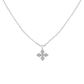 Natalie Wood Designs "Shine Bright" Cross Necklace-Silver