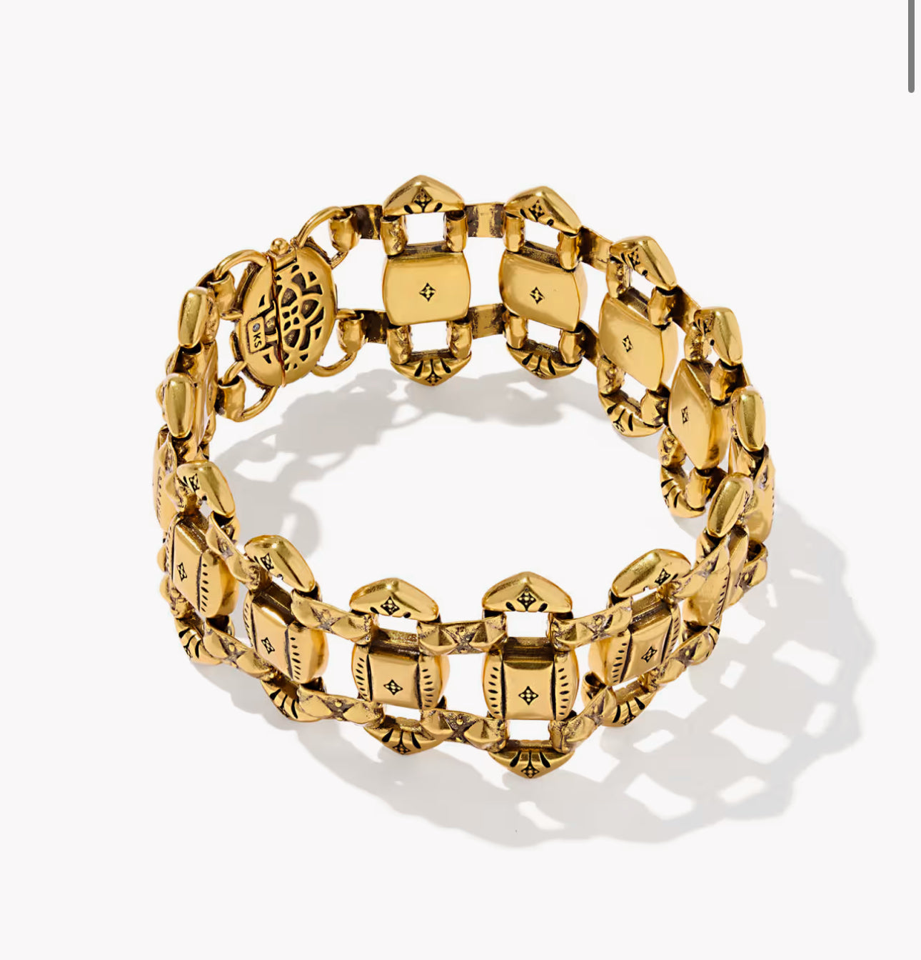 Kendra Scott Catherine Statement Bracelet-Vintage Gold