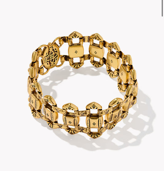 Kendra Scott Catherine Statement Bracelet-Vintage Gold