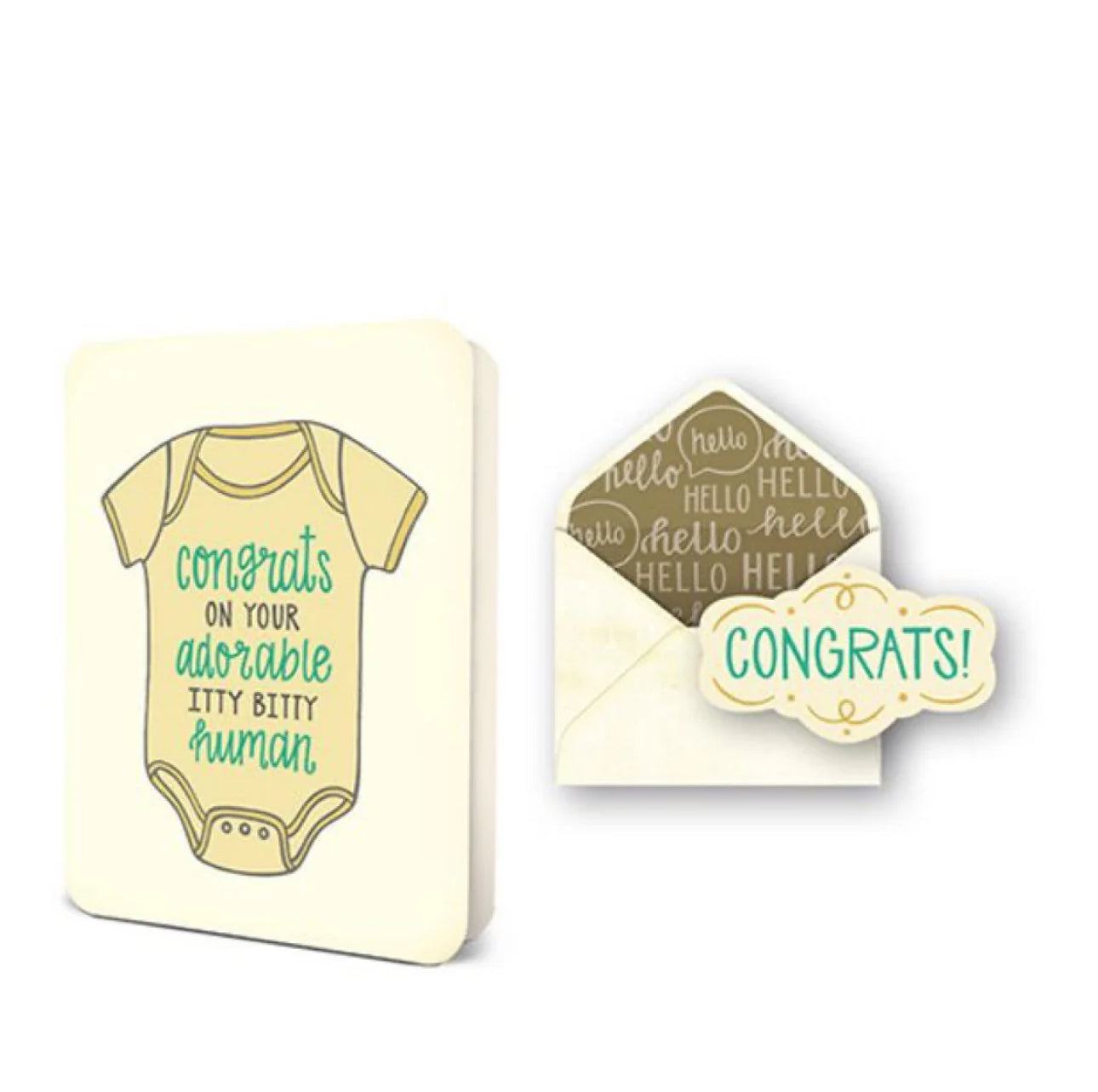 Studio Oh! "Congrats on your Adorable Itty Bitty Human" Card