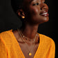 Kendra Scott Pumpkin Long Pendant Necklace-Gold Orange MOP