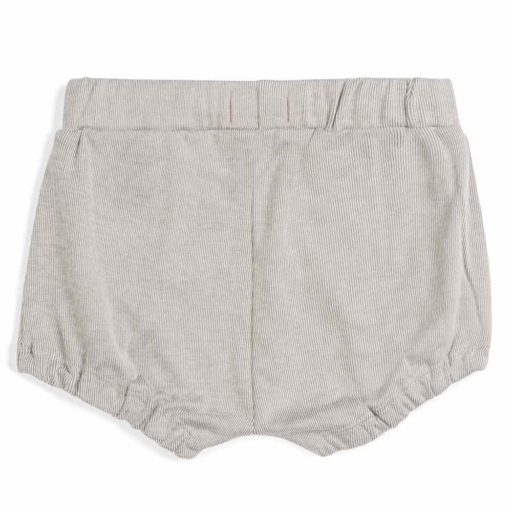 Milkbarn Kids Organic Pocket Bloomer-Grey Pinstripe