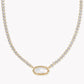 Kendra Scott Elisa Tennis Necklace- Gold Ivory MOP