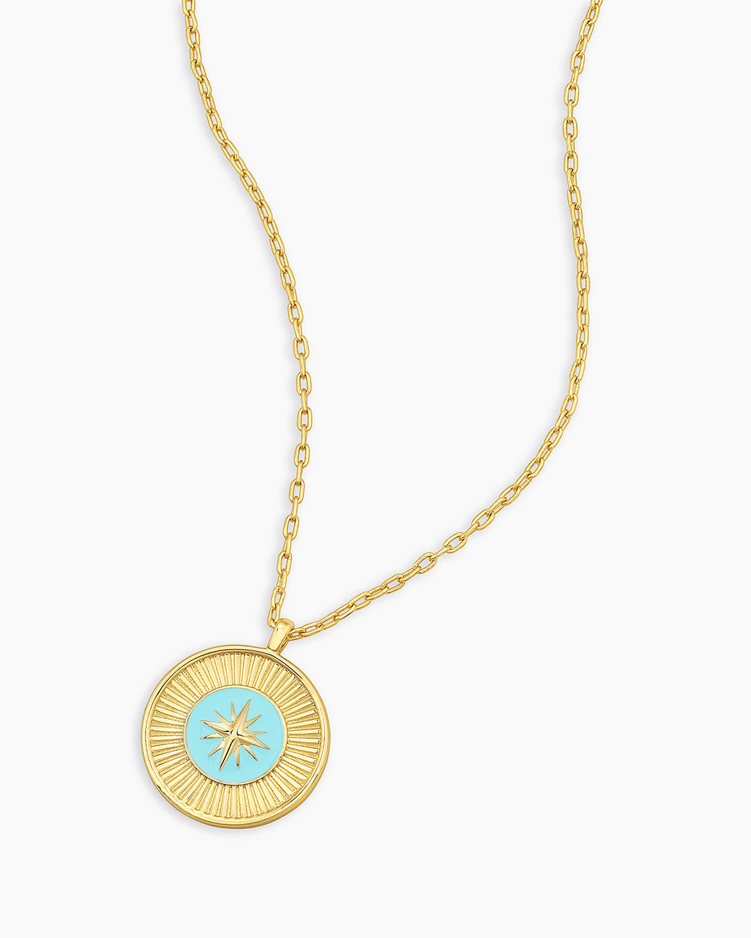 Gorjana Compass Pendant Necklace-Gold